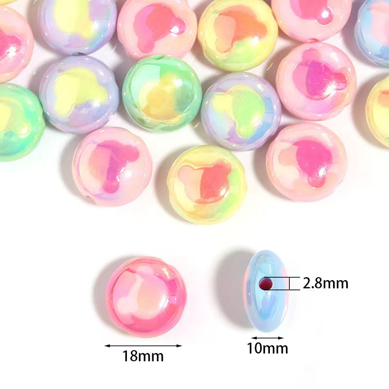 Wholesale 10PCS Acrylic Candy Bear Beads